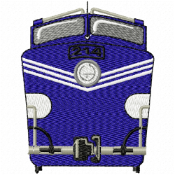 Trains Embroidery Design 11 Trains Embroidery Design 11